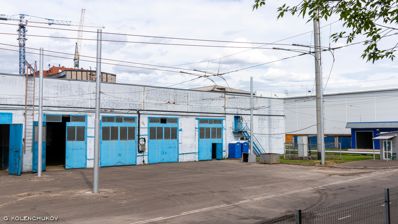 Красноярск — Подготовка ко вводу в эксплуатацию троллейбусного депо в Телевизорном переулке [07.2023-06.2024]