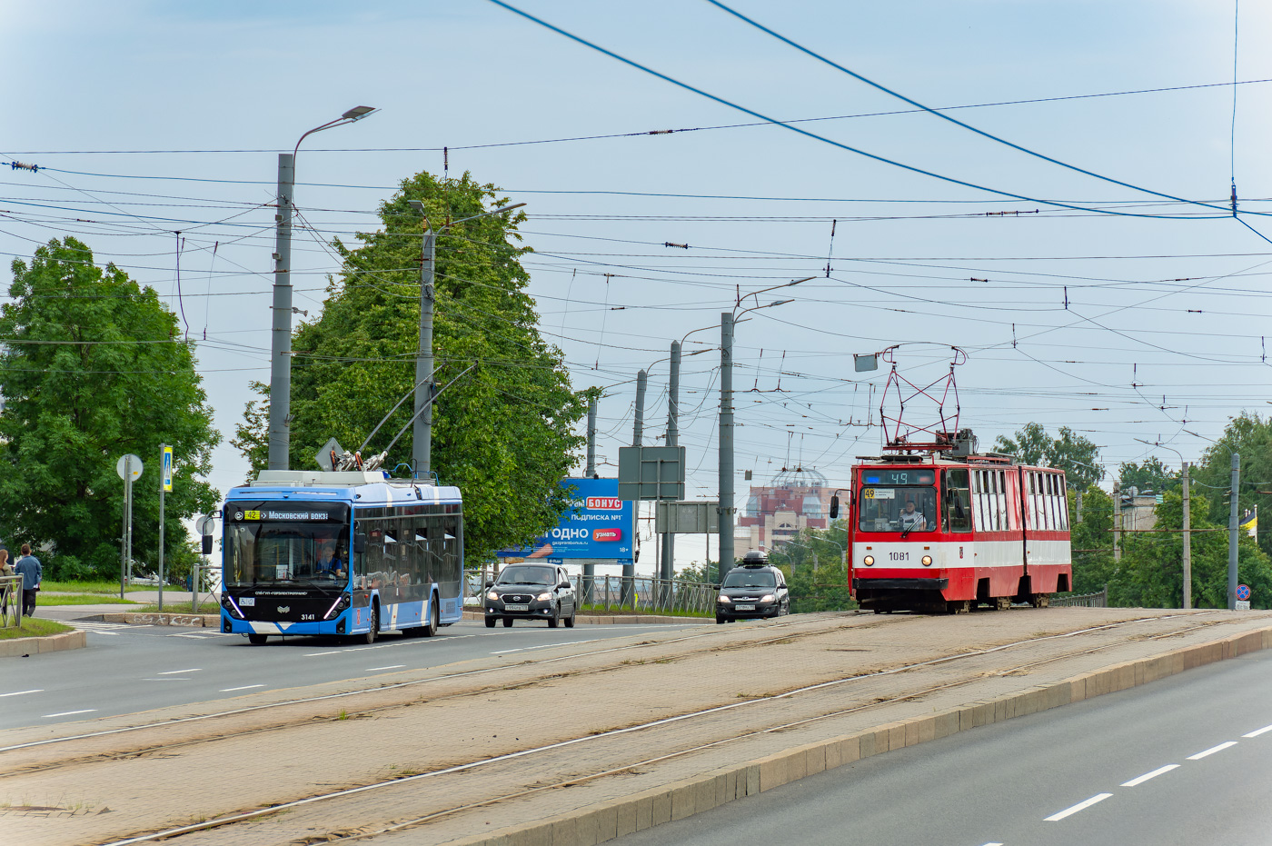 Санкт-Петербург, БКМ 32100D «Ольгерд» № 3141; Санкт-Петербург, ЛВС-86К № 1081
