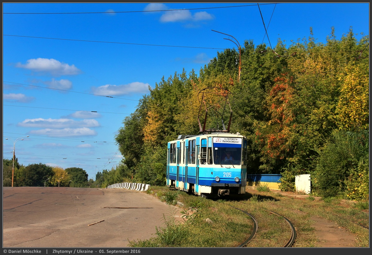 Житомир, Tatra KT4SU № 205