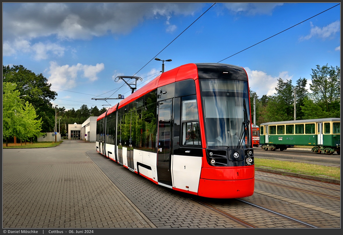 Котбус, Škoda 47T ForCity Plus № 1; Котбус — Новые трамваи Škoda