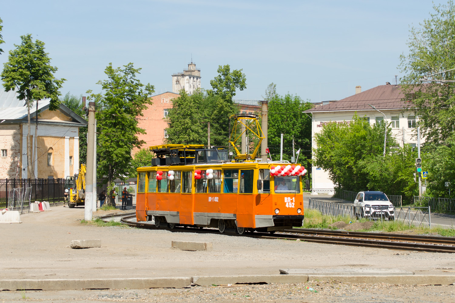 彼爾姆, 71-605 (KTM-5M3) # ВЛ-1 (452); 彼爾姆 — Tramway