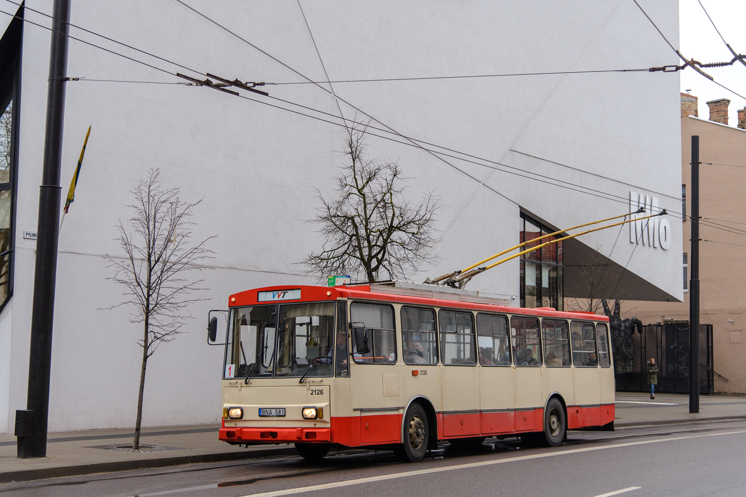 Вильнюс, Škoda 14Tr11/6 № 2126