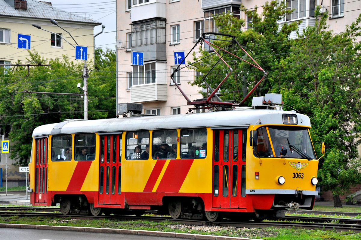Барнаул, Tatra T3SU КВР Барнаул № 3063