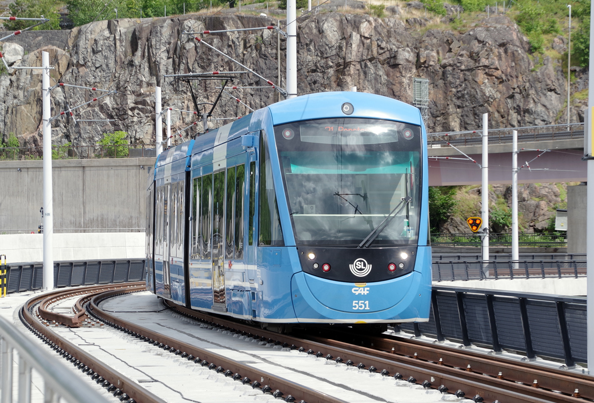 Стокгольм, CAF Urbos AXL № 551