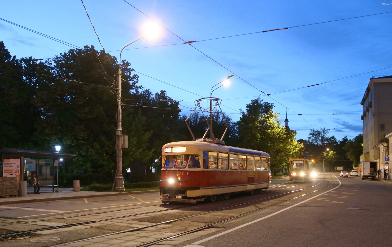 Москва, Tatra T2SU № 378