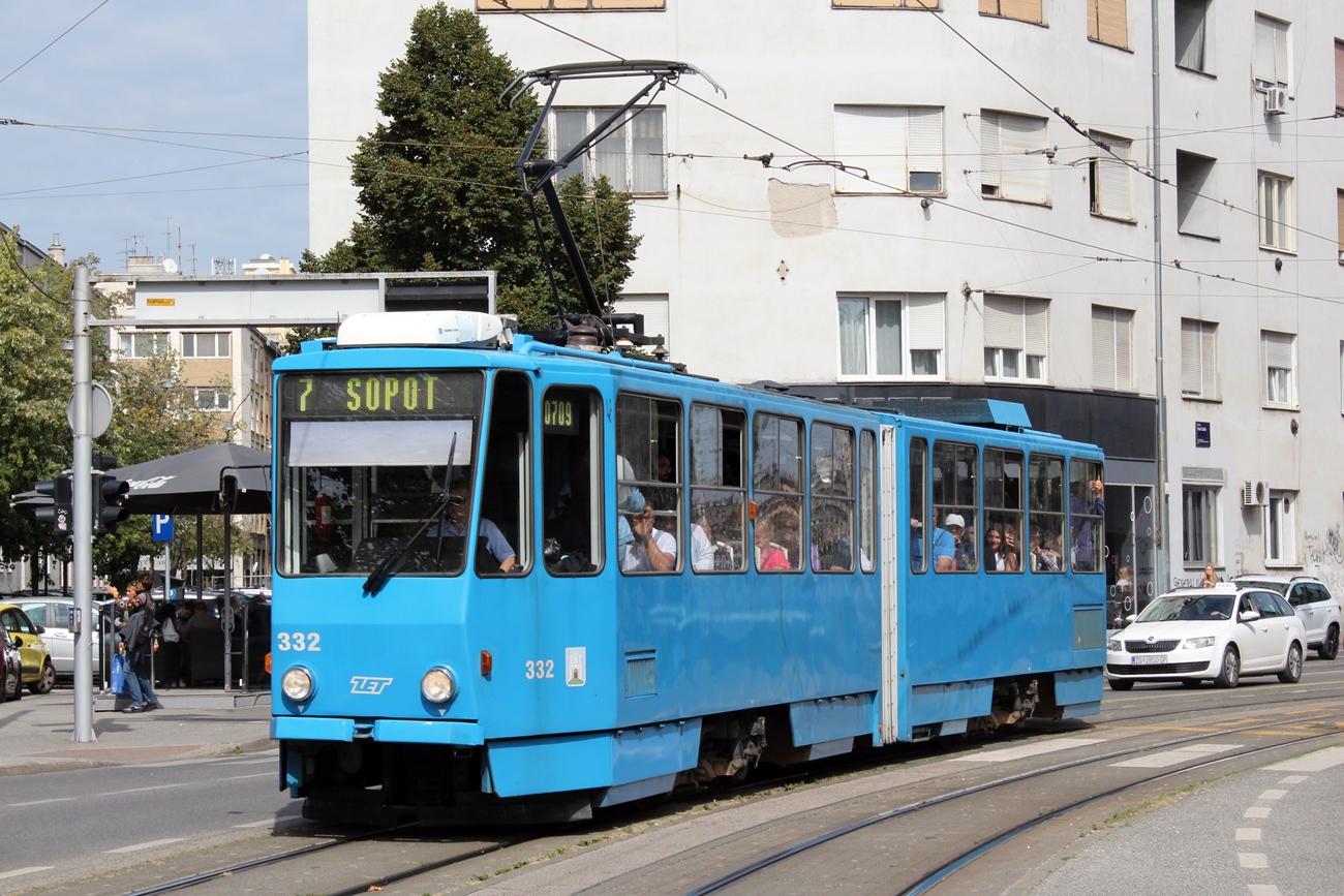 Загреб, Tatra KT4YU № 332