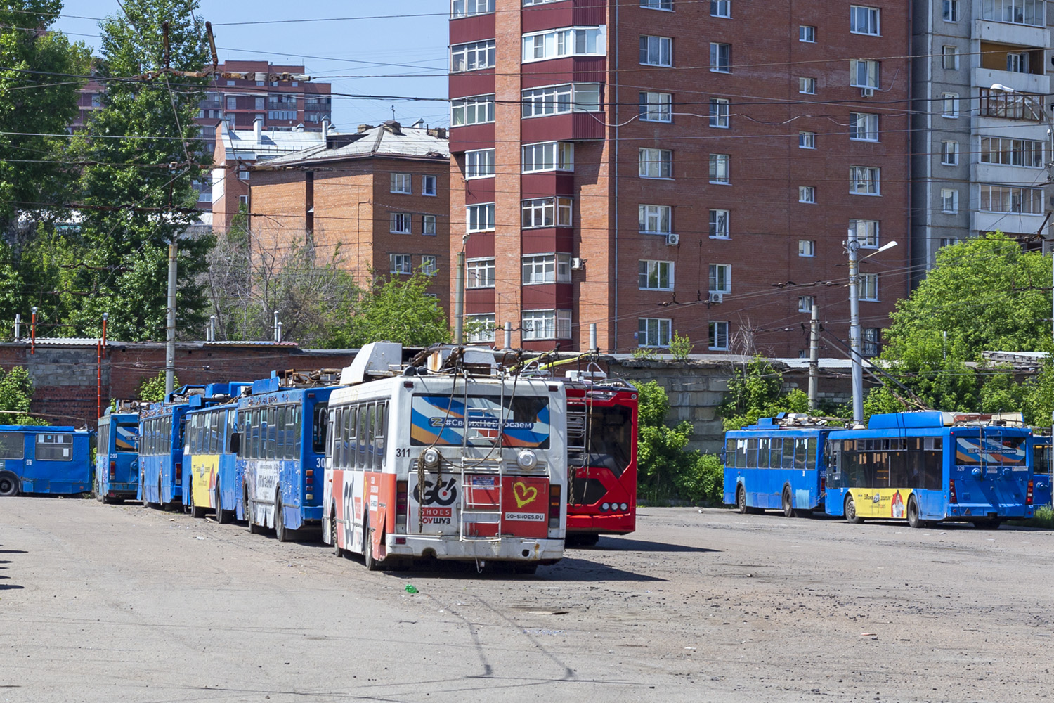 Иркутск, ЛиАЗ-528031 № 311; Иркутск — Троллейбусное депо