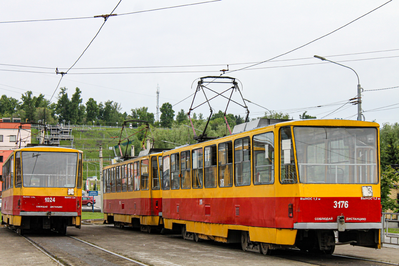 Барнаул, Tatra T6B5SU № 3176