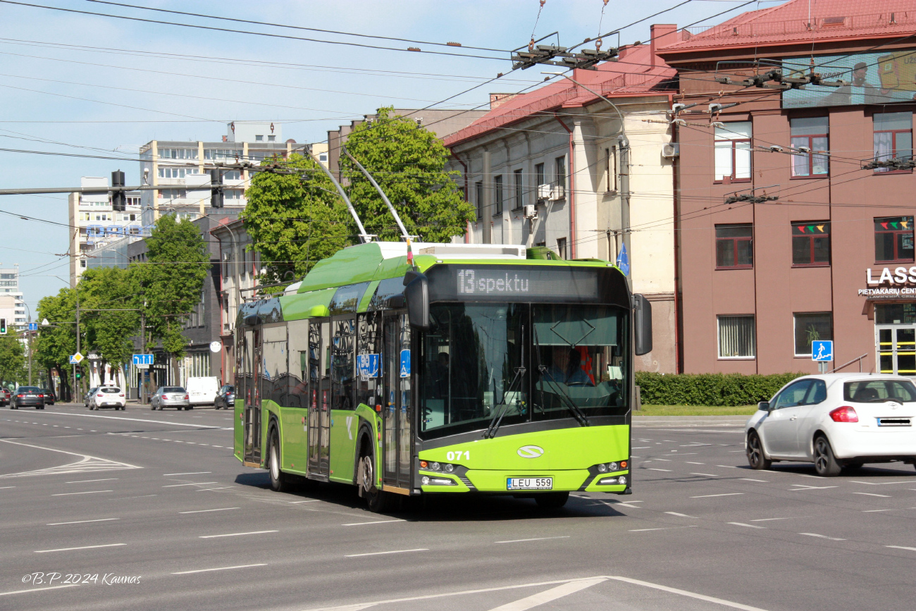 Kaunas, Solaris Trollino IV 12 Medcom nr. 071