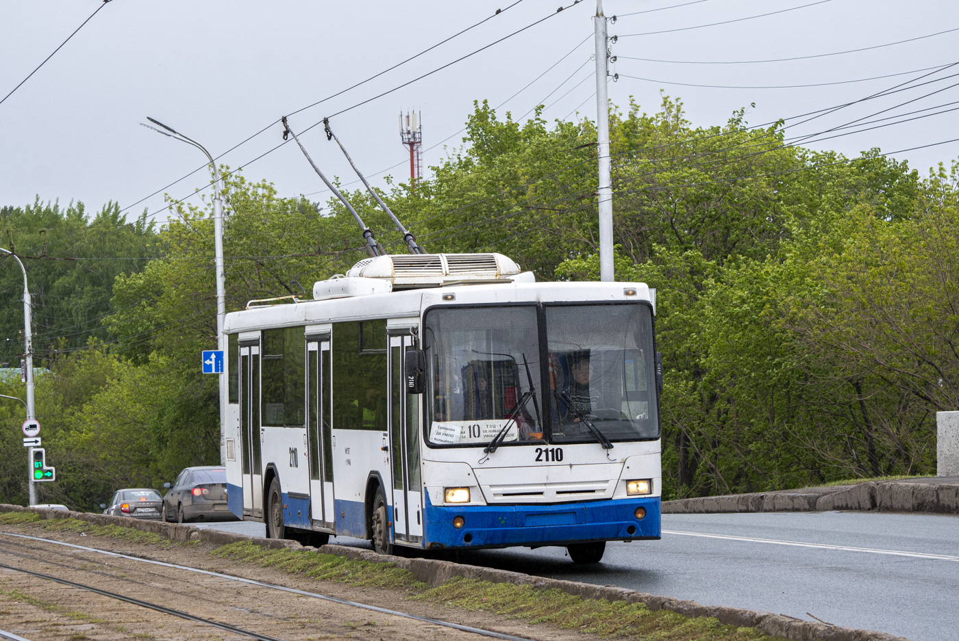 Уфа, НефАЗ-БТЗ 52765Р № 2110