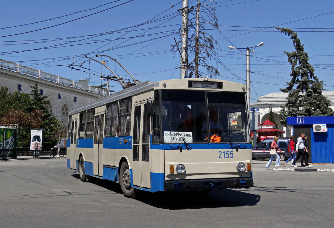 Крымский троллейбус, Škoda 14Tr11/6 № 2155
