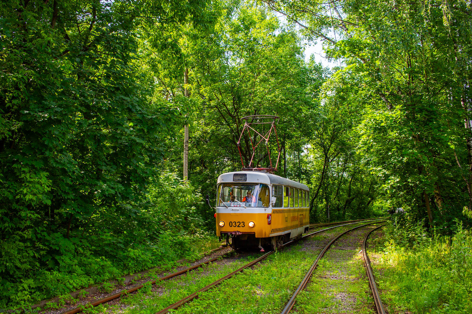 Москва, Tatra T3SU № 0323