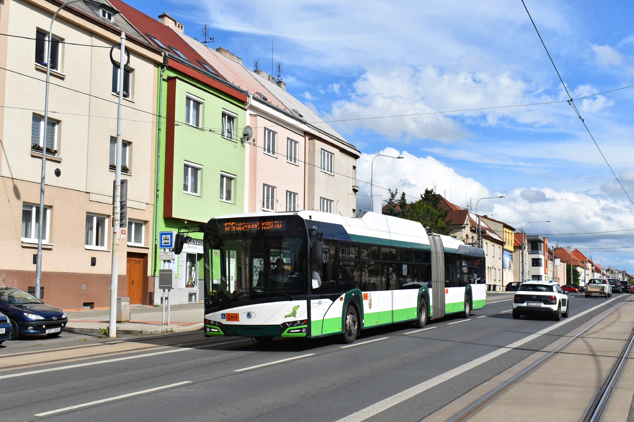 Пльзень, Škoda 27Tr Solaris IV № 589; Пльзень — Празднование 125-летия общественного транспорта в Пльзене