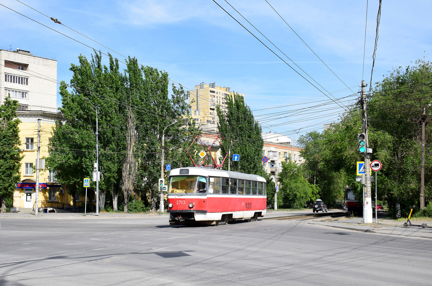 Волгоград, Tatra T3SU № 2713