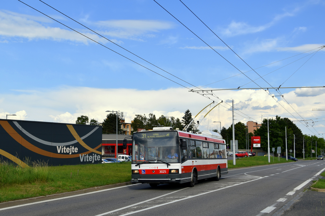 Брно, Škoda 21Tr № 3025