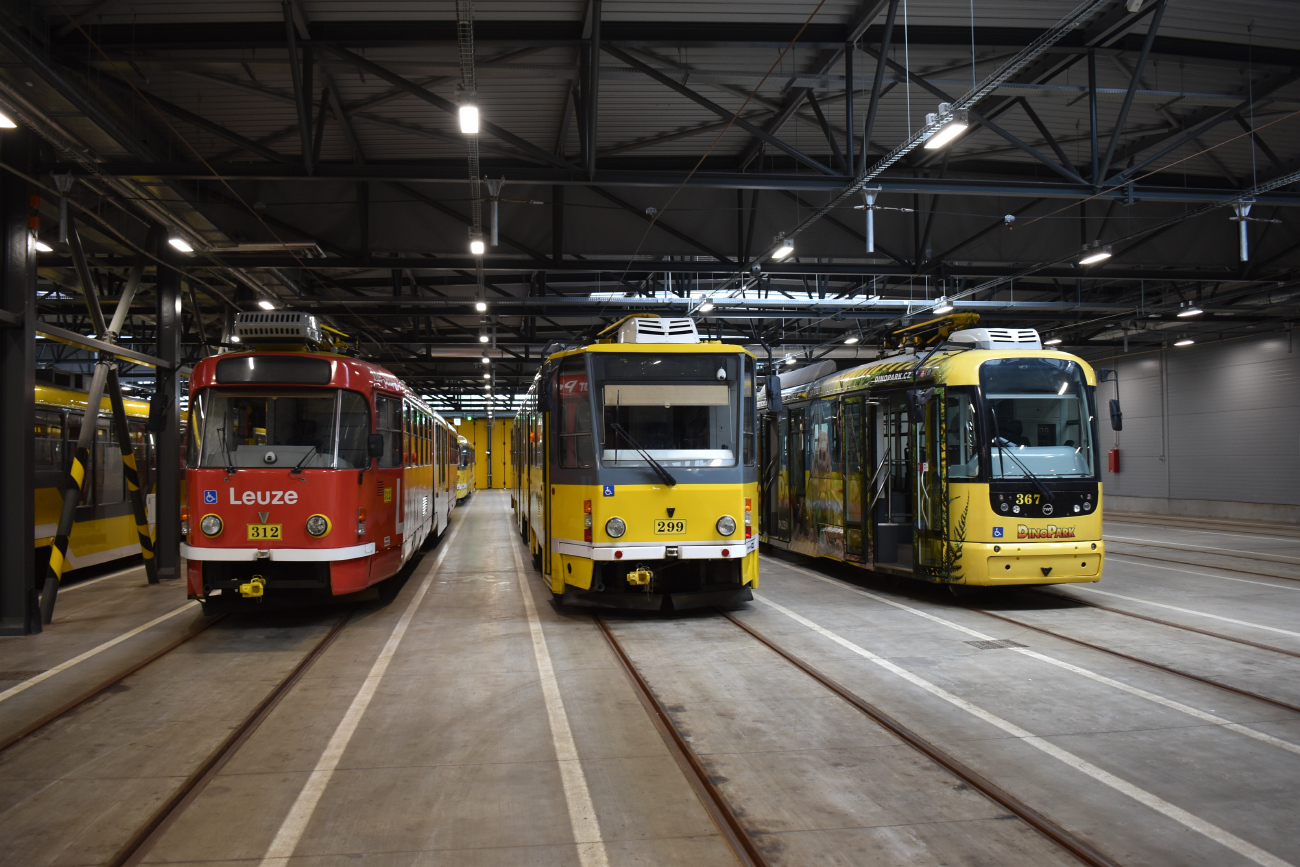 Пльзень, Tatra K3R-NT № 312; Пльзень, Tatra KT8D5R.N2P № 299; Пльзень — Празднование 125-летия общественного транспорта в Пльзене
