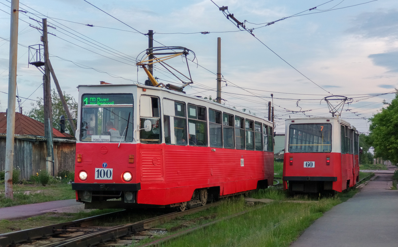 Омск, 71-605 (КТМ-5М3) № 100