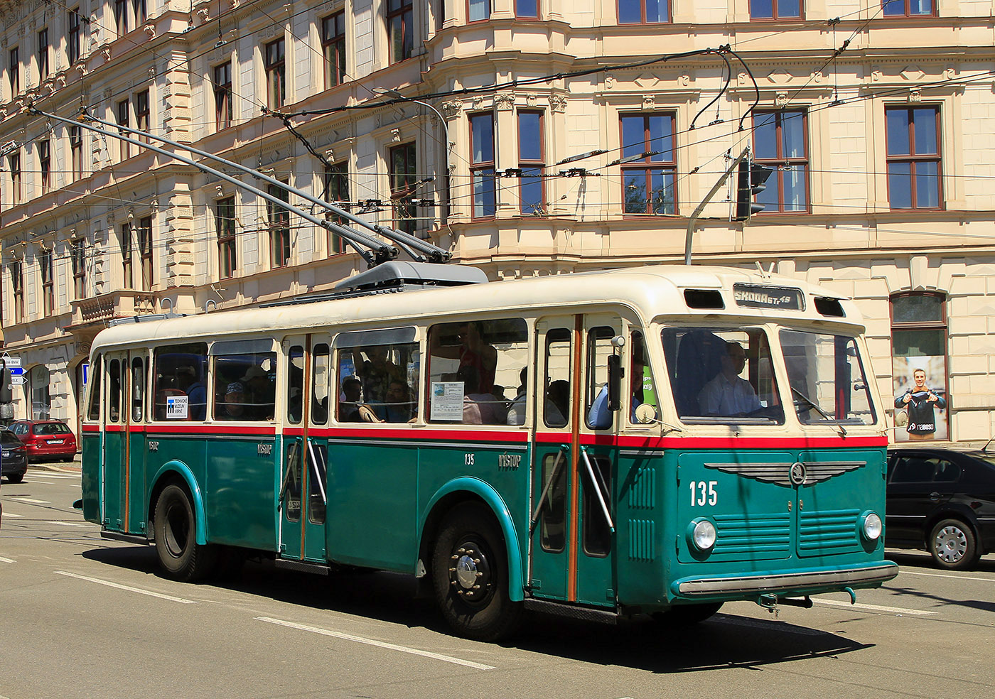 Брно, Škoda 6Tr2 № 135; Брно — Dopravní nostalgie 2024 a DOD Vozovna Slatina