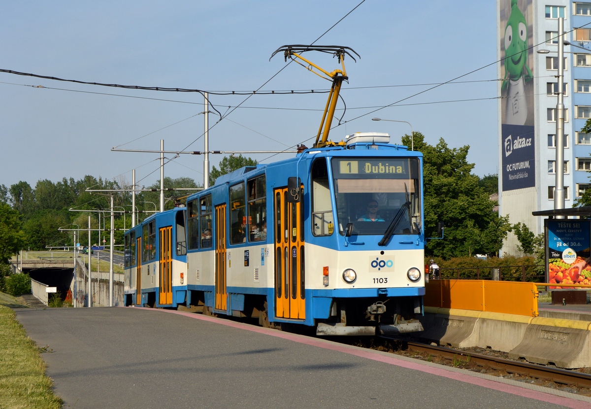 Острава, Tatra T6A5 № 1103