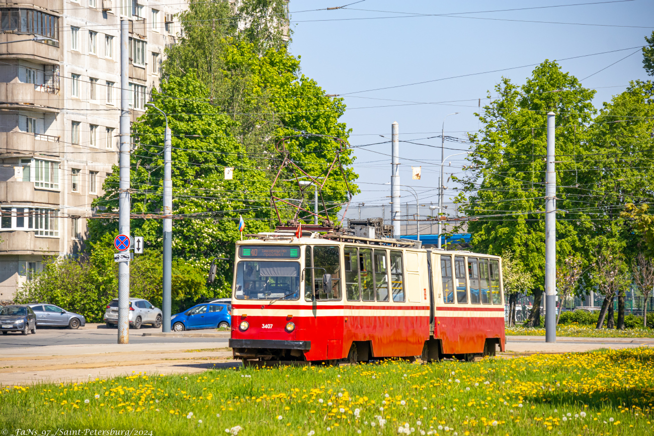 Санкт-Петербург, ЛВС-86К № 3407 Санкт-Петербург, ЛВС-86К № 3407