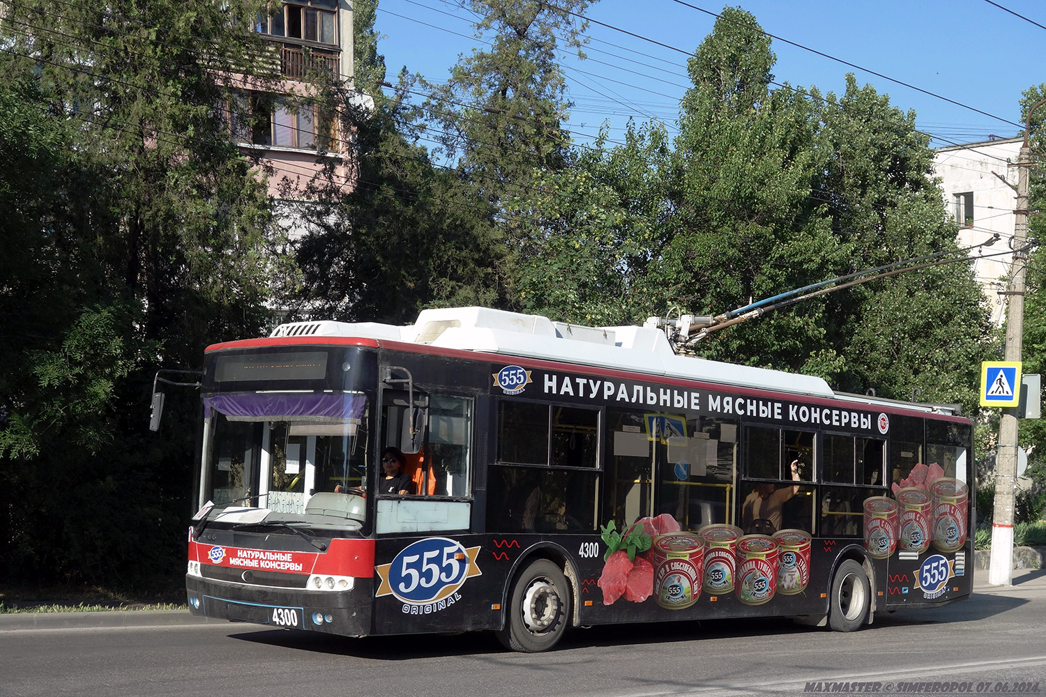 Krymski trolejbus, Bogdan T70110 Nr 4300