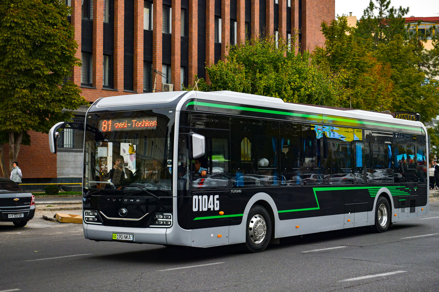 Ташкент, Yutong ZK6126BEVG № 01046