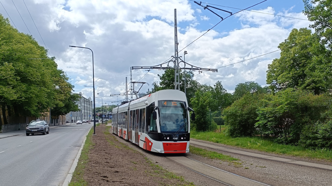 Таллин, CAF Urbos AXL № 501