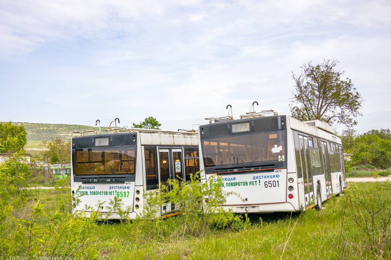 Крымский троллейбус, СВАРЗ-МАЗ-6275 № 6501