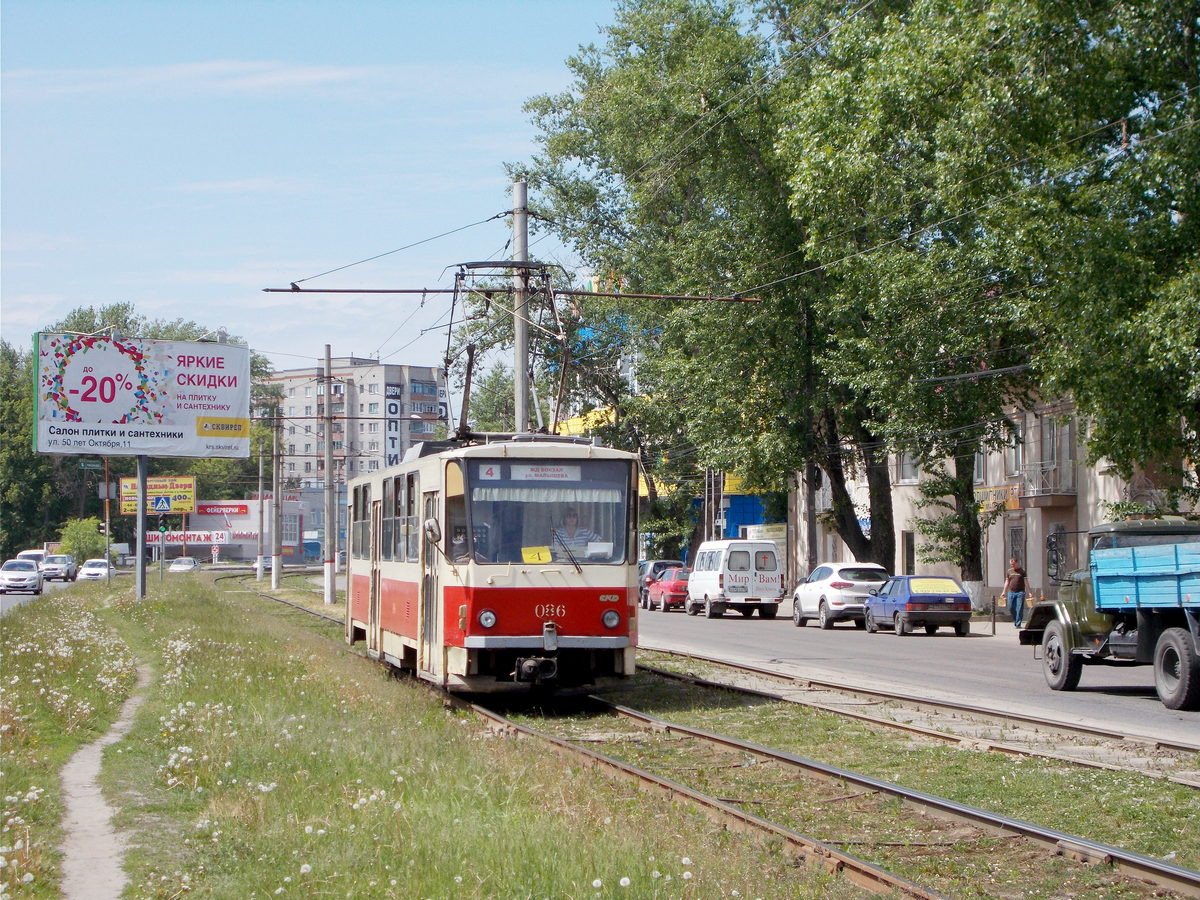 Курск, Tatra T6B5SU № 086