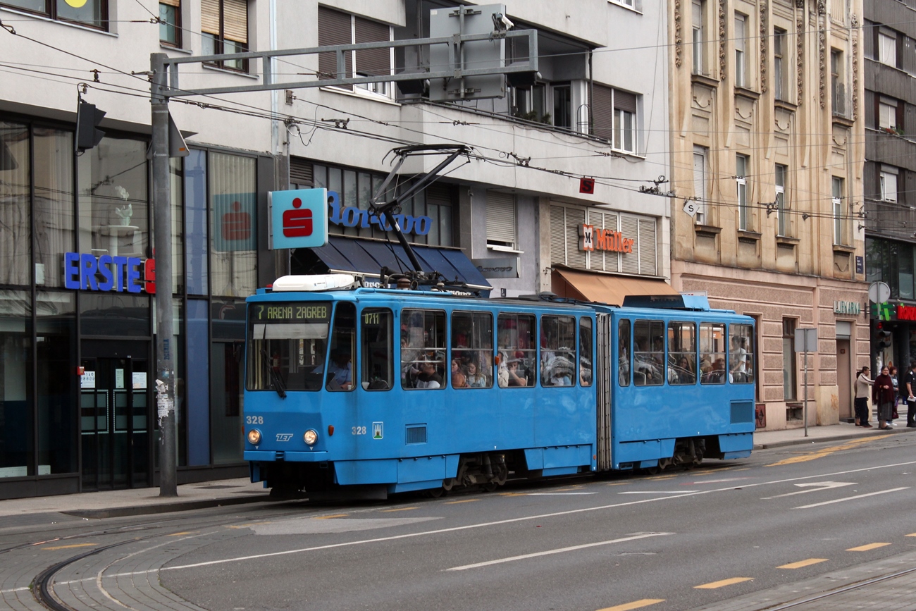 Загреб, Tatra KT4YU № 328