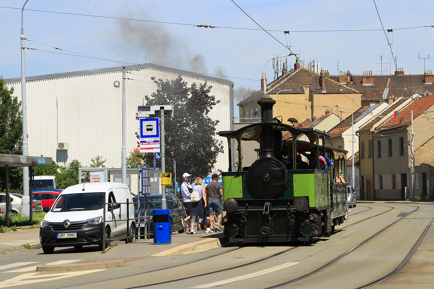 Брно, Паровоз Krauss № 10; Брно — Dopravní nostalgie 2024 a DOD Vozovna Slatina