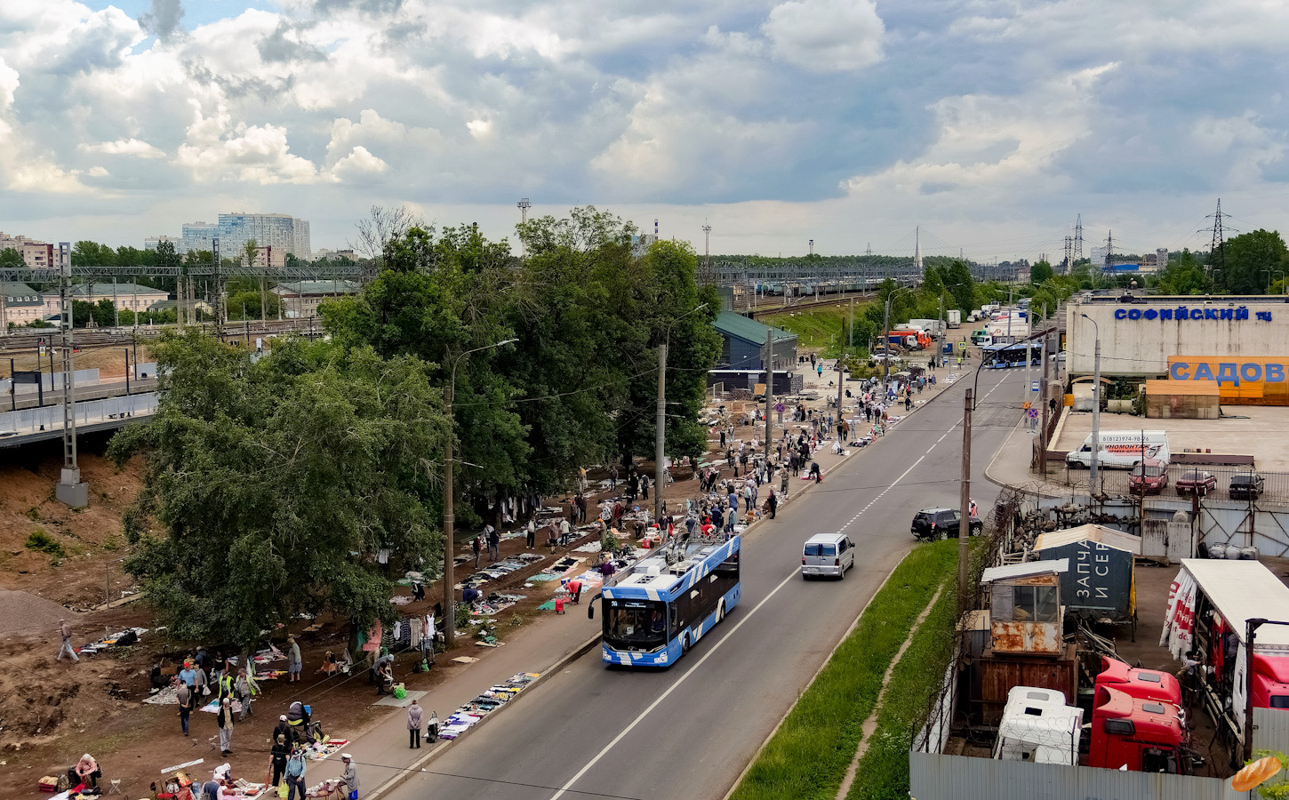 Sanktpēterburga — Trolleybus lines and infrastructure