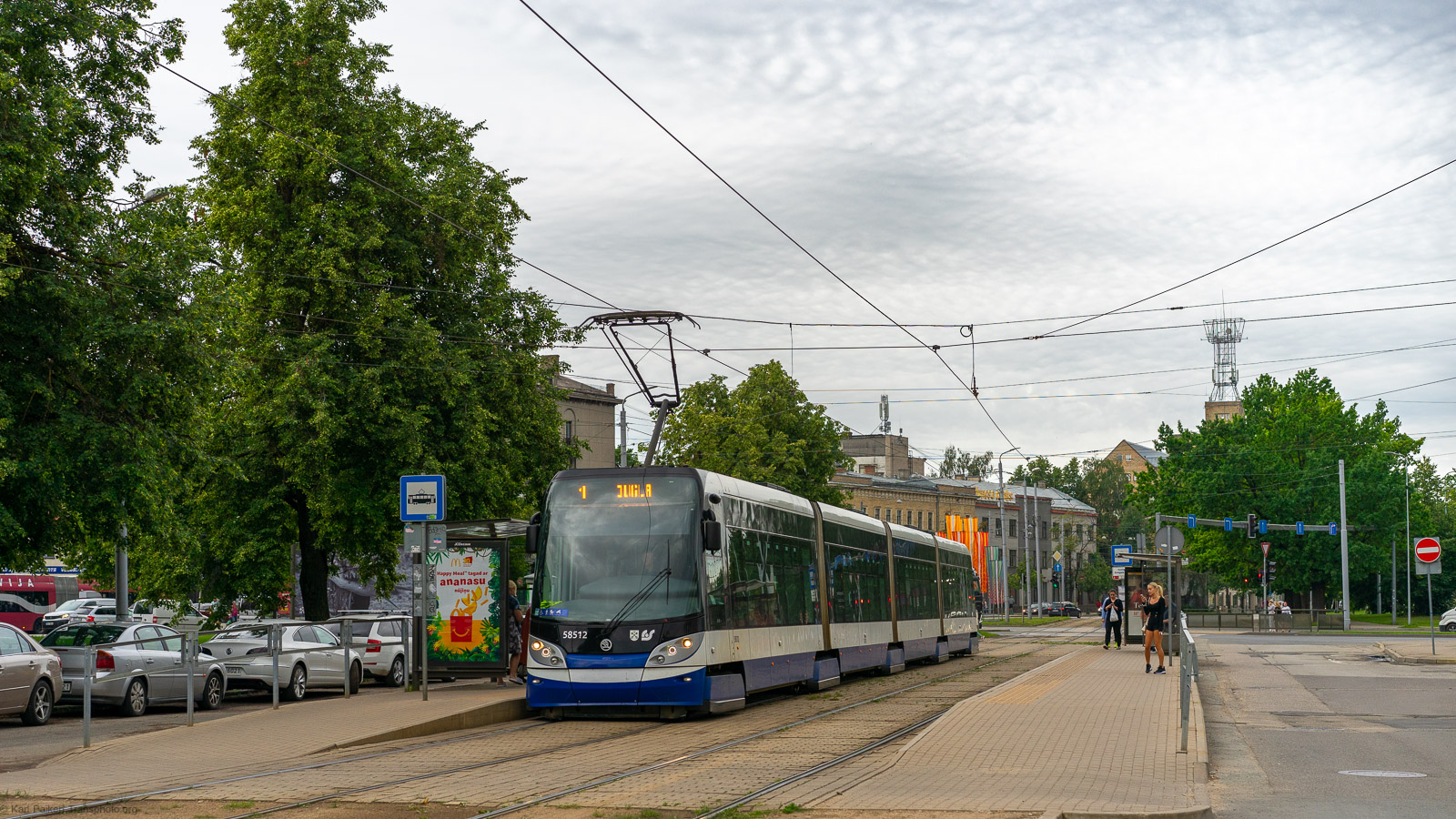 Рига, Škoda 15T2А ForCity Alfa Riga № 58512