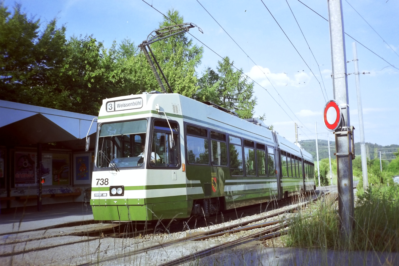 Берн, ACMV/ABB/Duewag Be 4/8 № 738