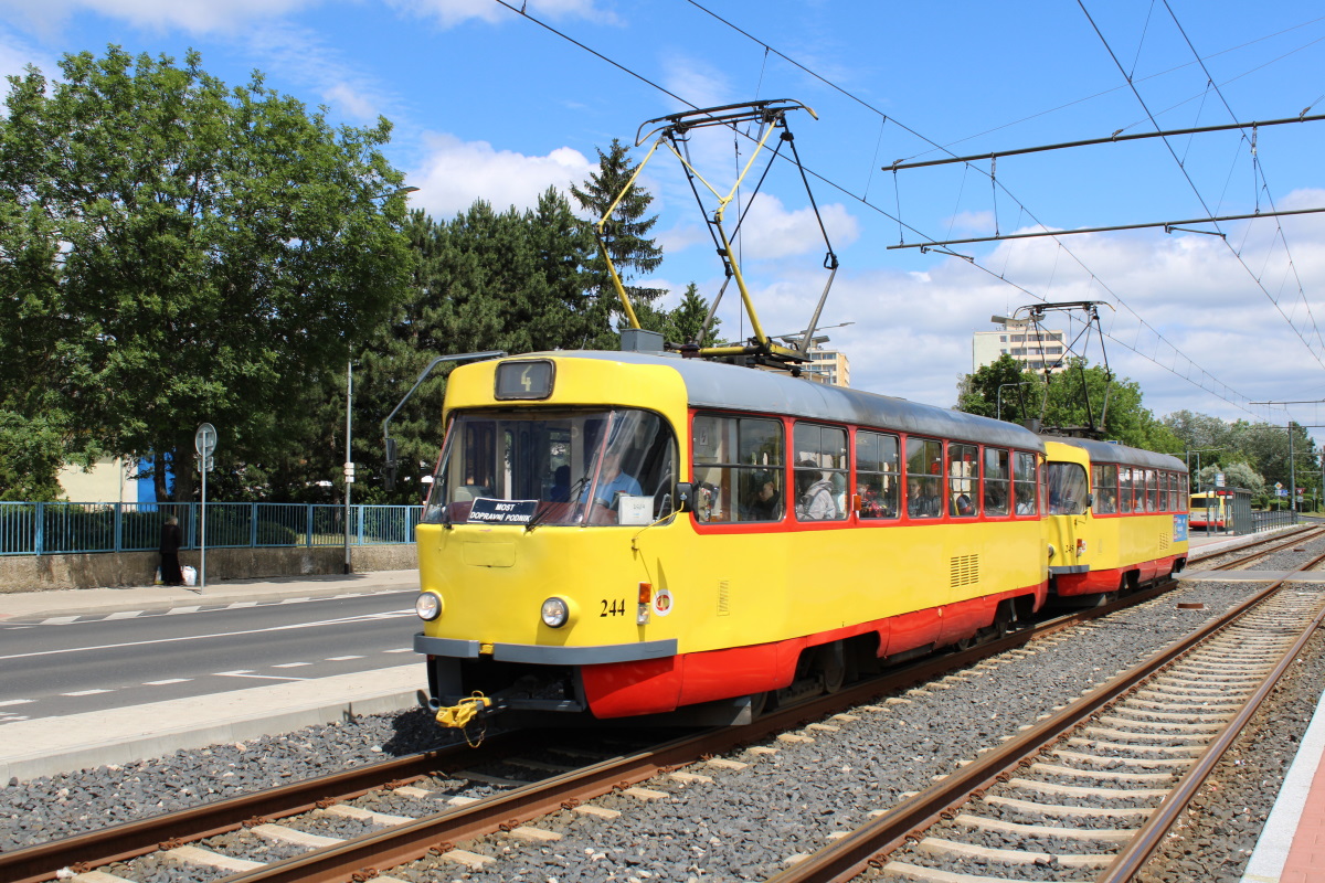 Мост ― Литвинов, Tatra T3M.3 № 244