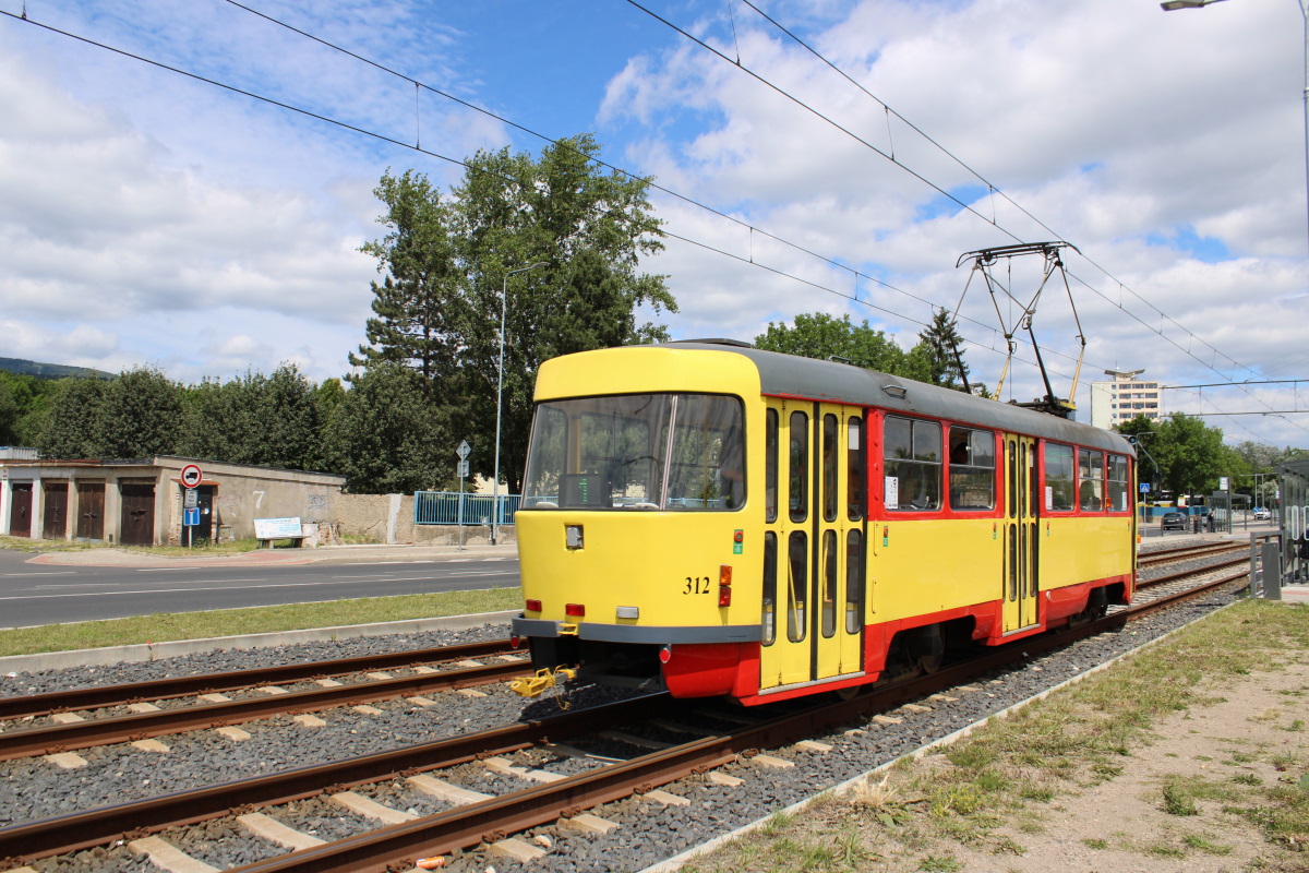 Мост ― Литвинов, Tatra T3M.3 № 312