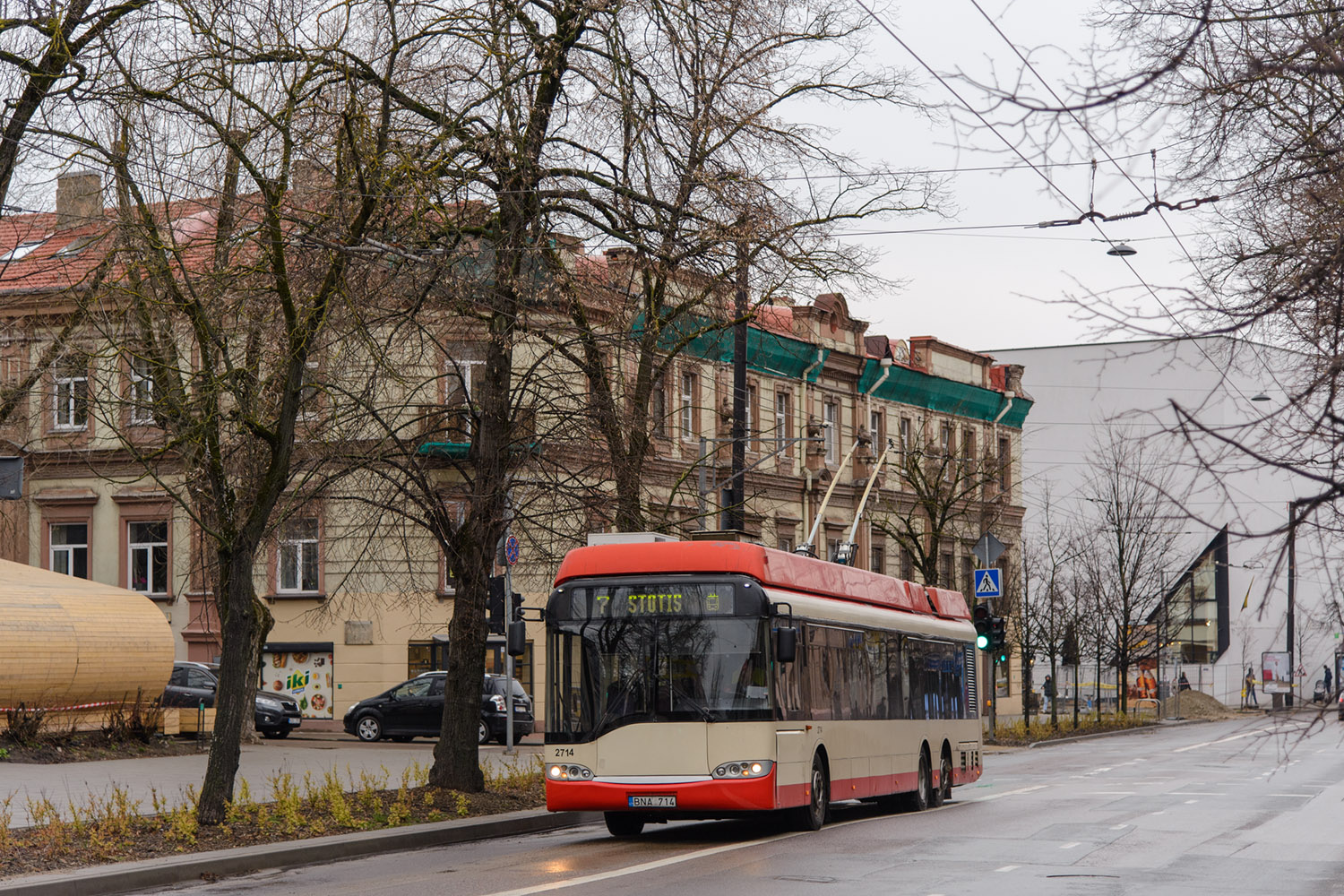 Вильнюс, Solaris Trollino II 15 AC № 2714