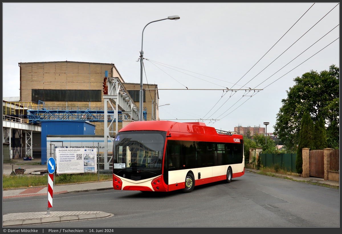 Вільнюс, Škoda 32Tr SOR № 1855; Вільнюс — Новые троллейбусы; Плзень — Новые троллейбусы с завода Шкода