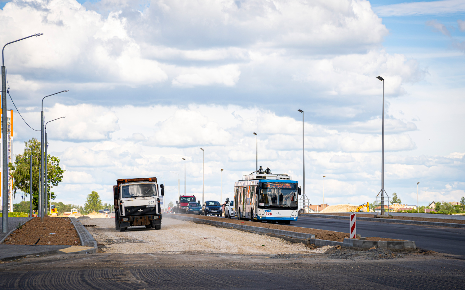 Витебск, МАЗ-203Т70 № 226; Витебск — Разные фотографии; Витебск — Троллейбусные маршруты с использованием автономного хода