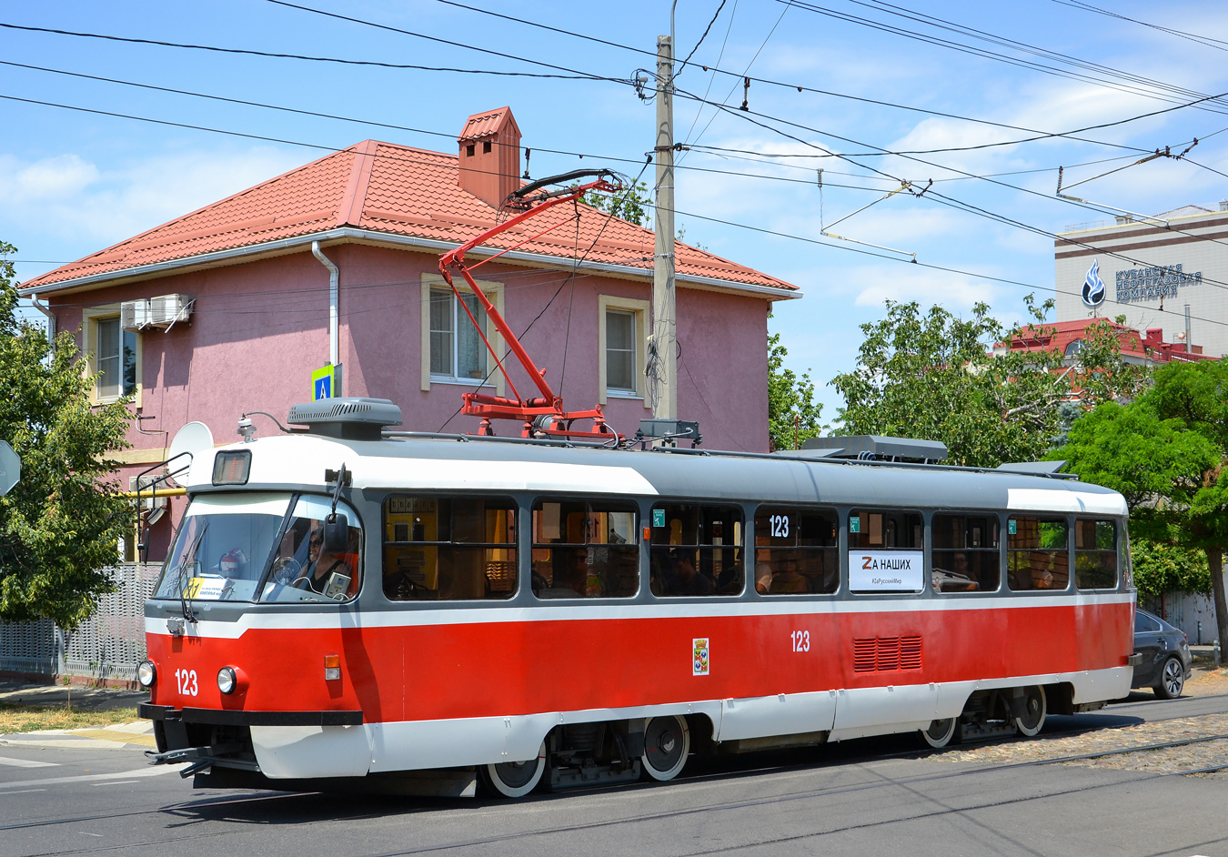 Krasnodar, Tatra T3SU GOH TMZ Br. 123 Krasnodar, Tatra T3SU GOH TMZ Br. 123