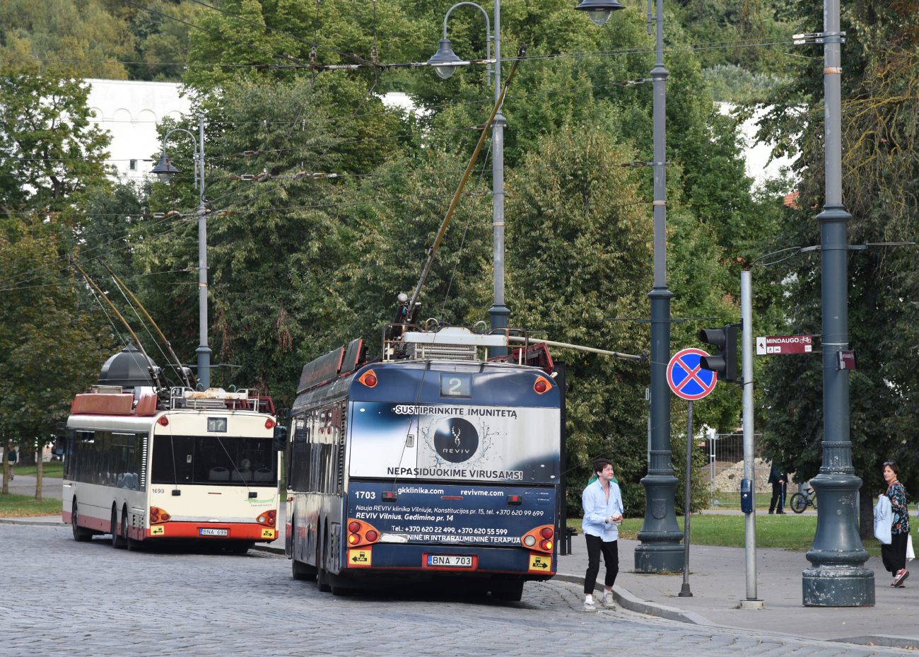 Вильнюс, Solaris Trollino II 15 AC № 1703