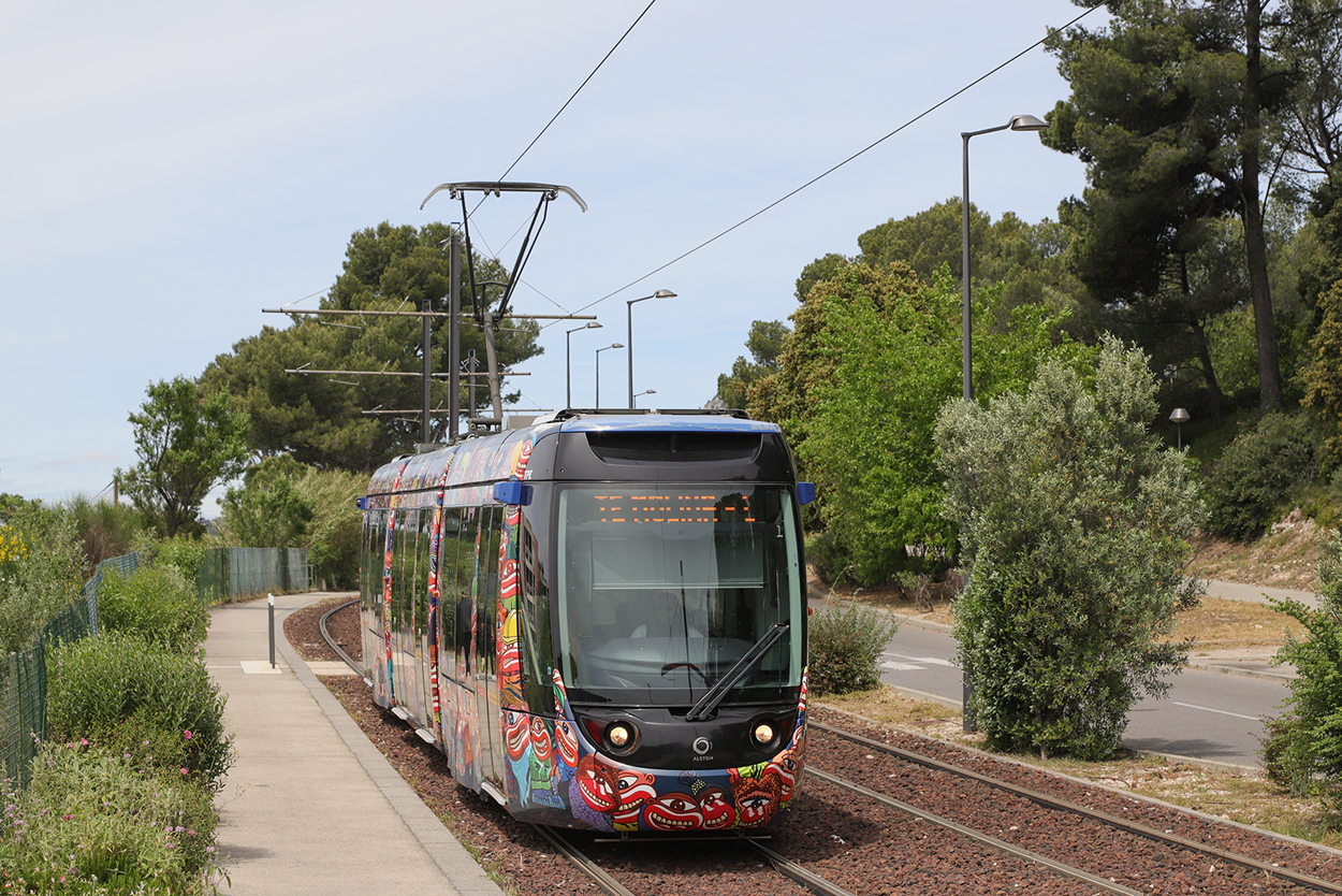 Aubagne, Alstom Citadis Compact č. 002
