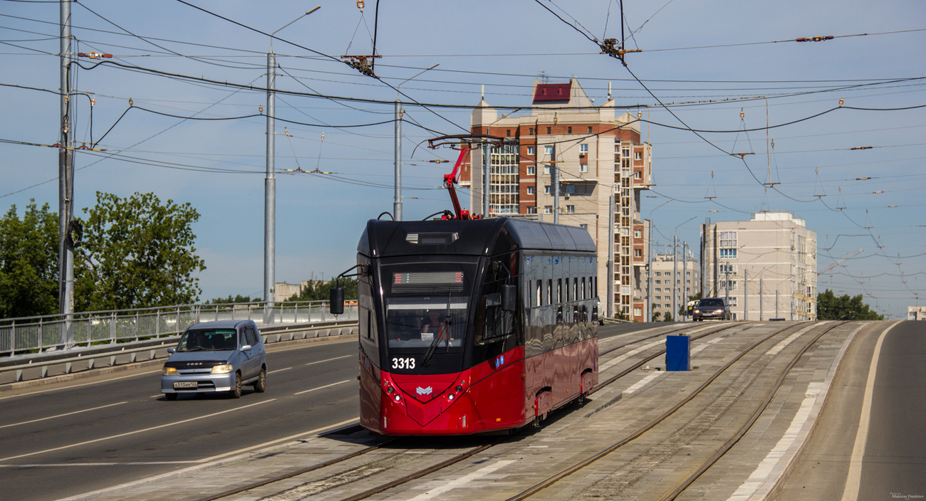 Барнаул, БКМ 802Е (Т811) № 3313 Барнаул, БКМ 802Е (Т811) № 3313