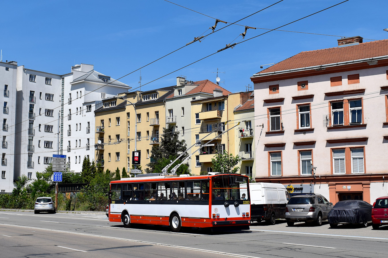 Брно, Škoda 14Tr17/6M № 3283; Брно — Dopravní nostalgie 2024 a DOD Vozovna Slatina