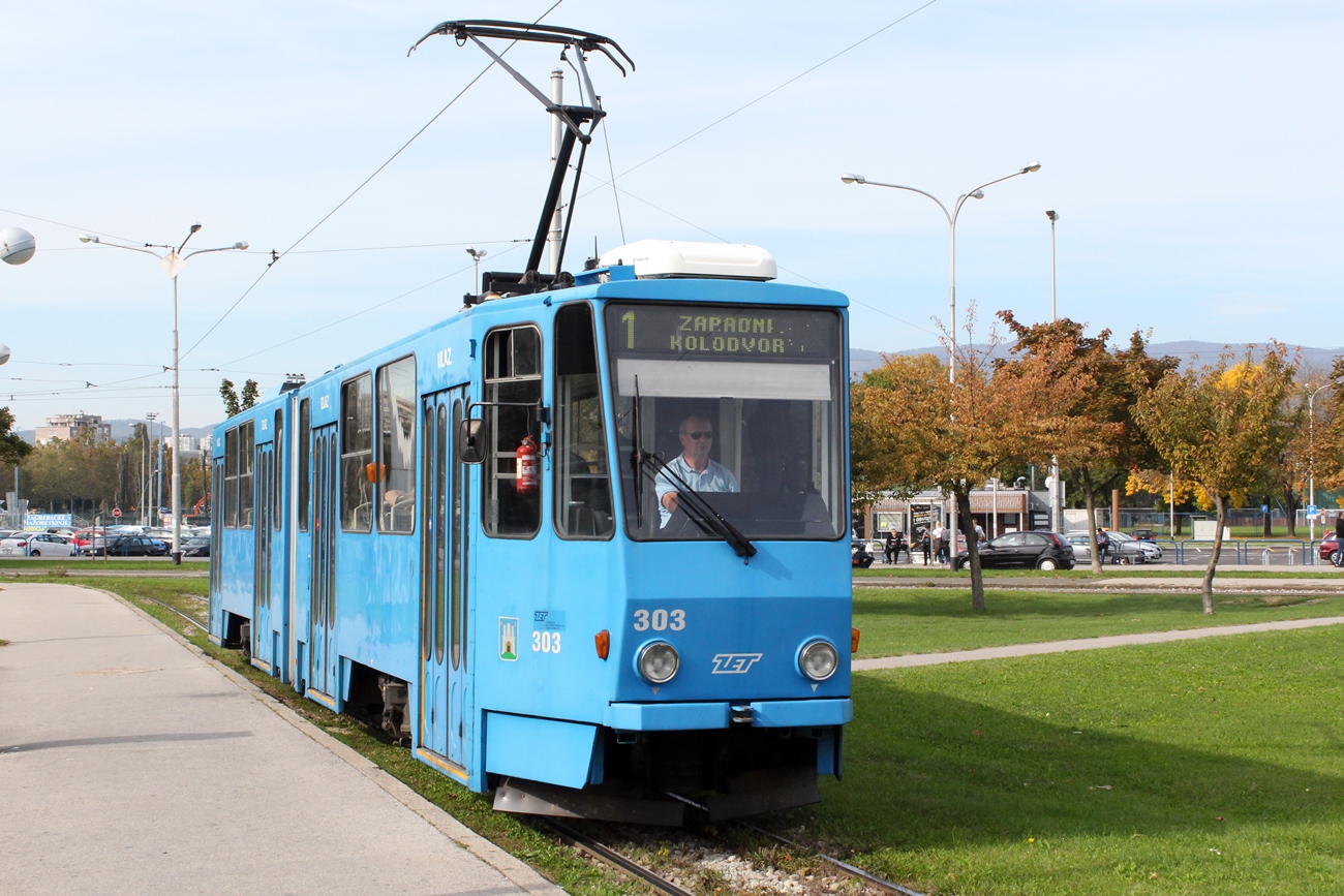 Загреб, Tatra KT4YU № 303