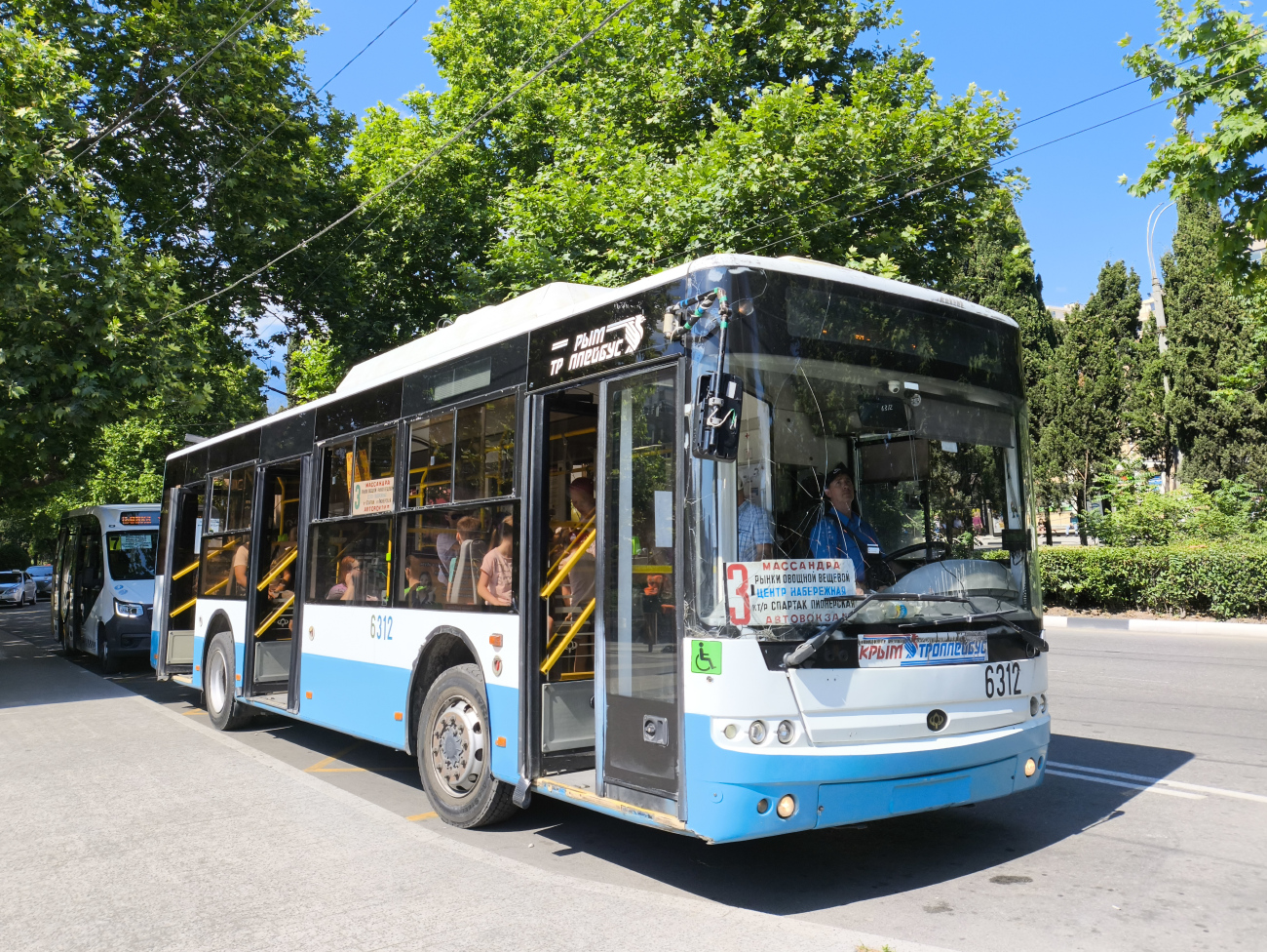 Крымский троллейбус, Богдан Т60111 № 6312