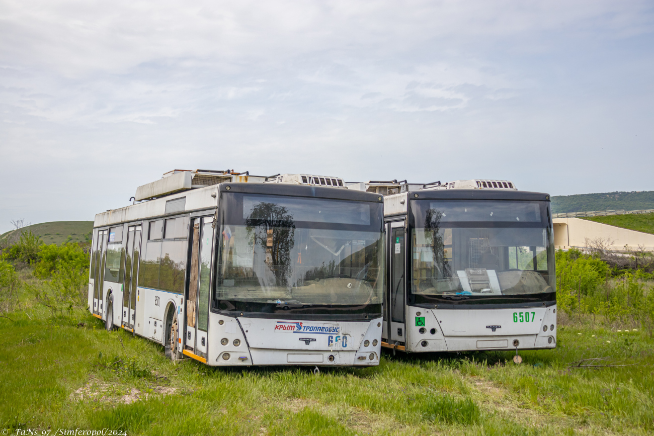 Крымский троллейбус, СВАРЗ-МАЗ-6275 № 6501