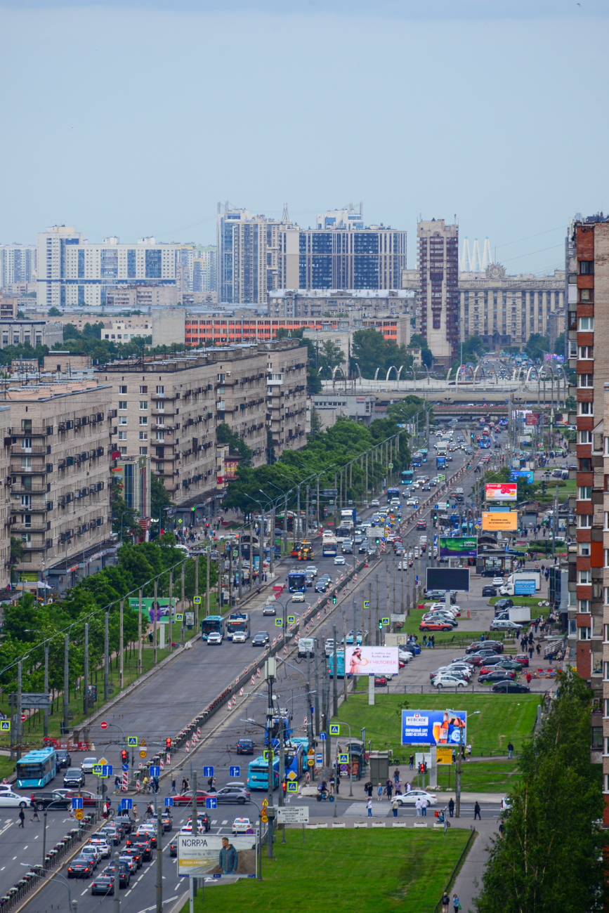 Saint-Petersburg — Trolleybus lines and infrastructure
