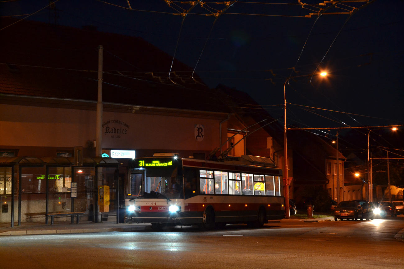 Брно, Škoda 21Tr № 3030