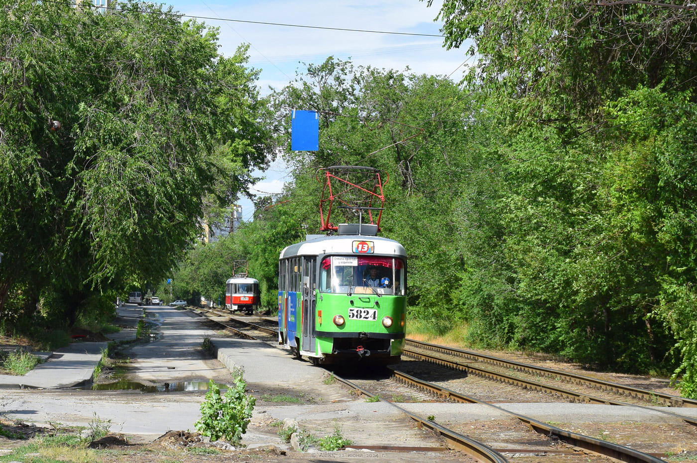Volgograd, Tatra T3SU Br. 5824 Volgograd, Tatra T3SU Br. 5824